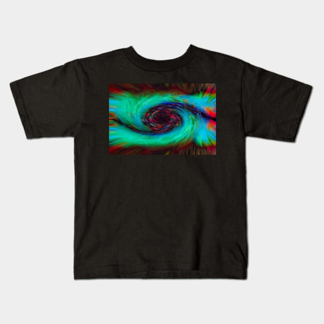 Eye of the Storm Kids T-Shirt by machare